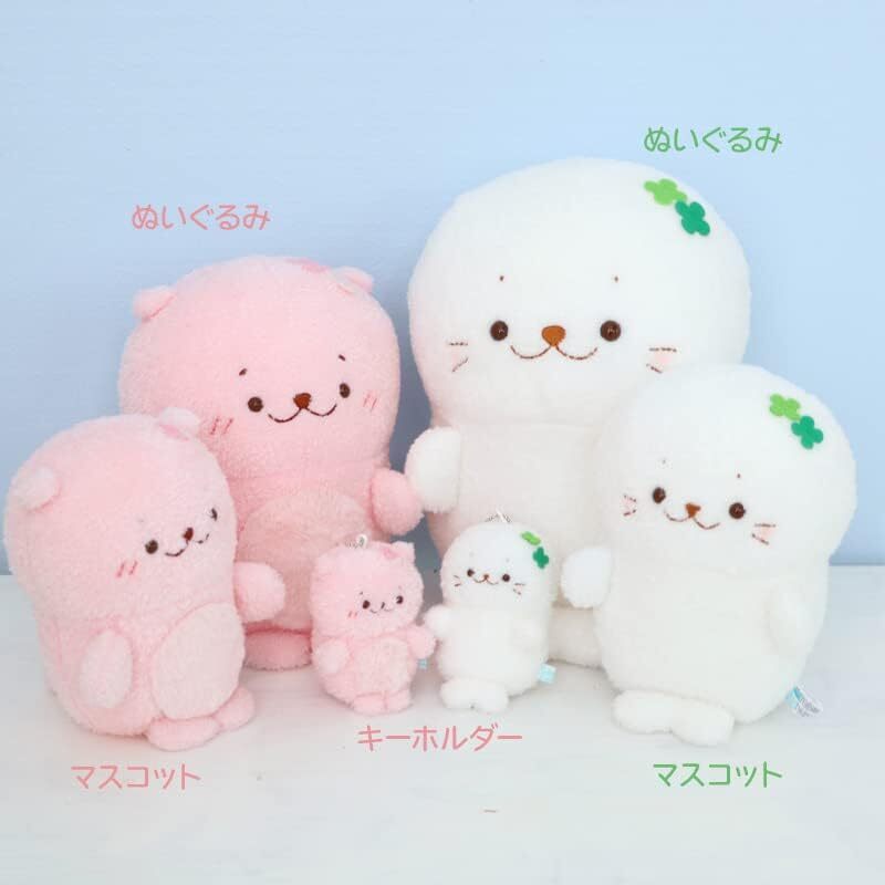 Sirotan 絨毛娃娃 毛茸茸坐姿-Rakkoinu (櫻花粉) 28cm   限量上市