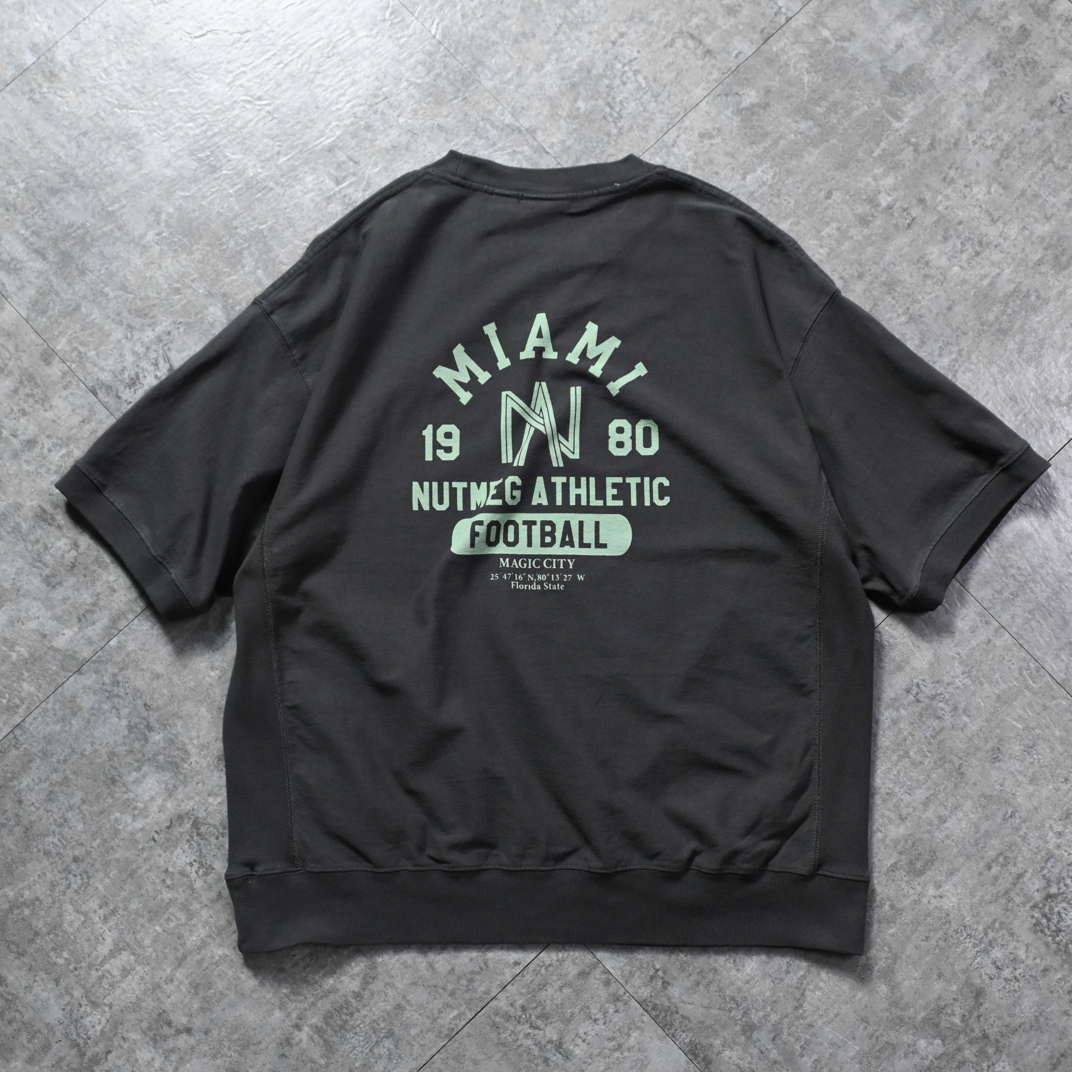 Nutmeg Tokyo MIAMI Jersey Big Tee