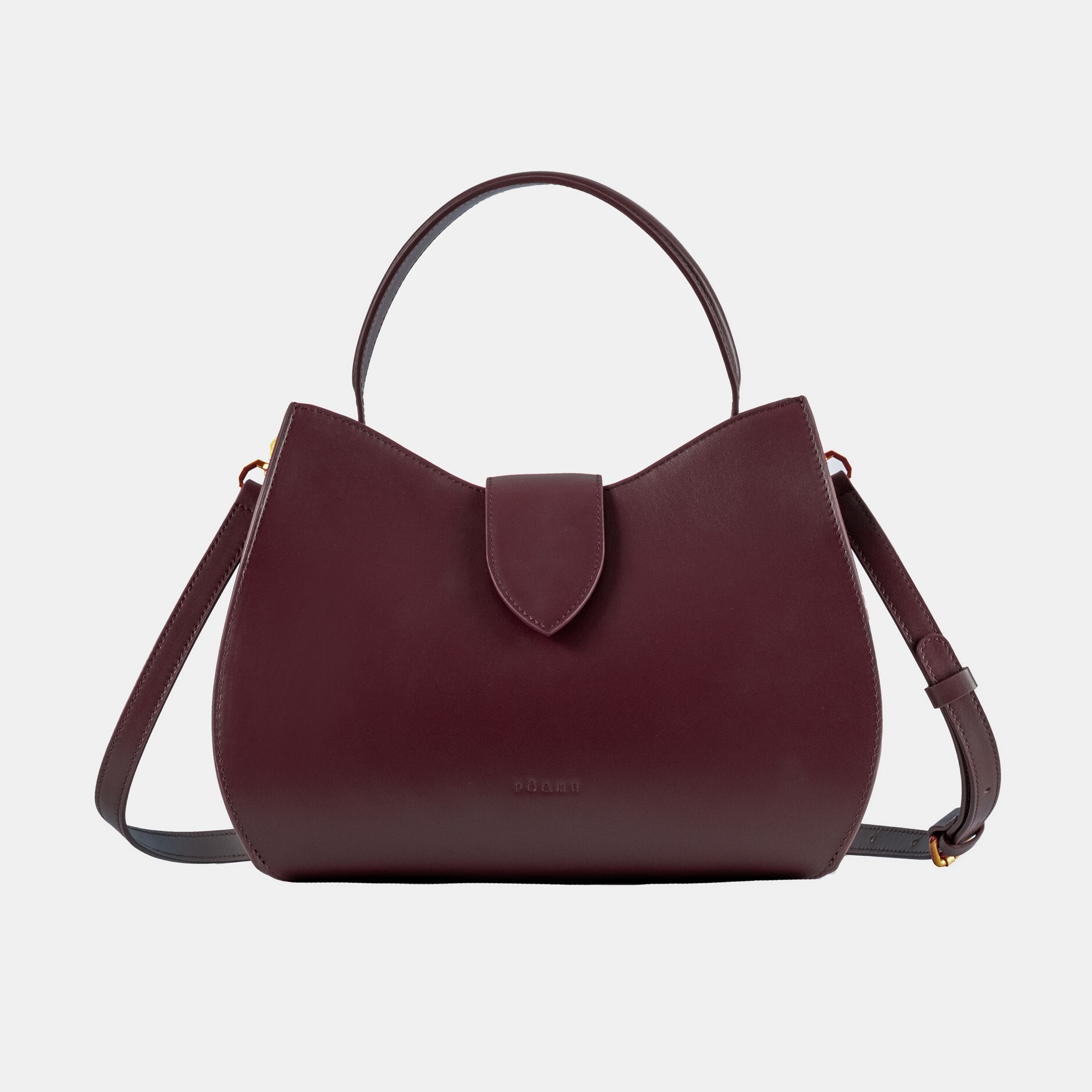 1PM0509-059 PÖ&ME PARIS I Speak In Dreams Handbag Plum #S057 (B-EU-E)