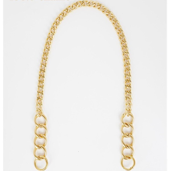 1PM0509-175 PÖ&ME PARIS 100% Chain Shoulder Strap Golden #AB003 (A-EU-E)