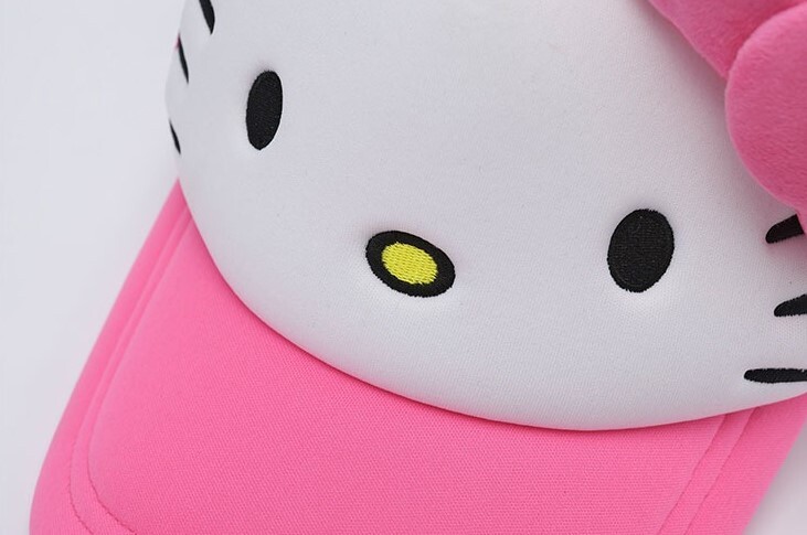 ArtByTastybabe KITTY蝴蝶結 網眼 卡車帽