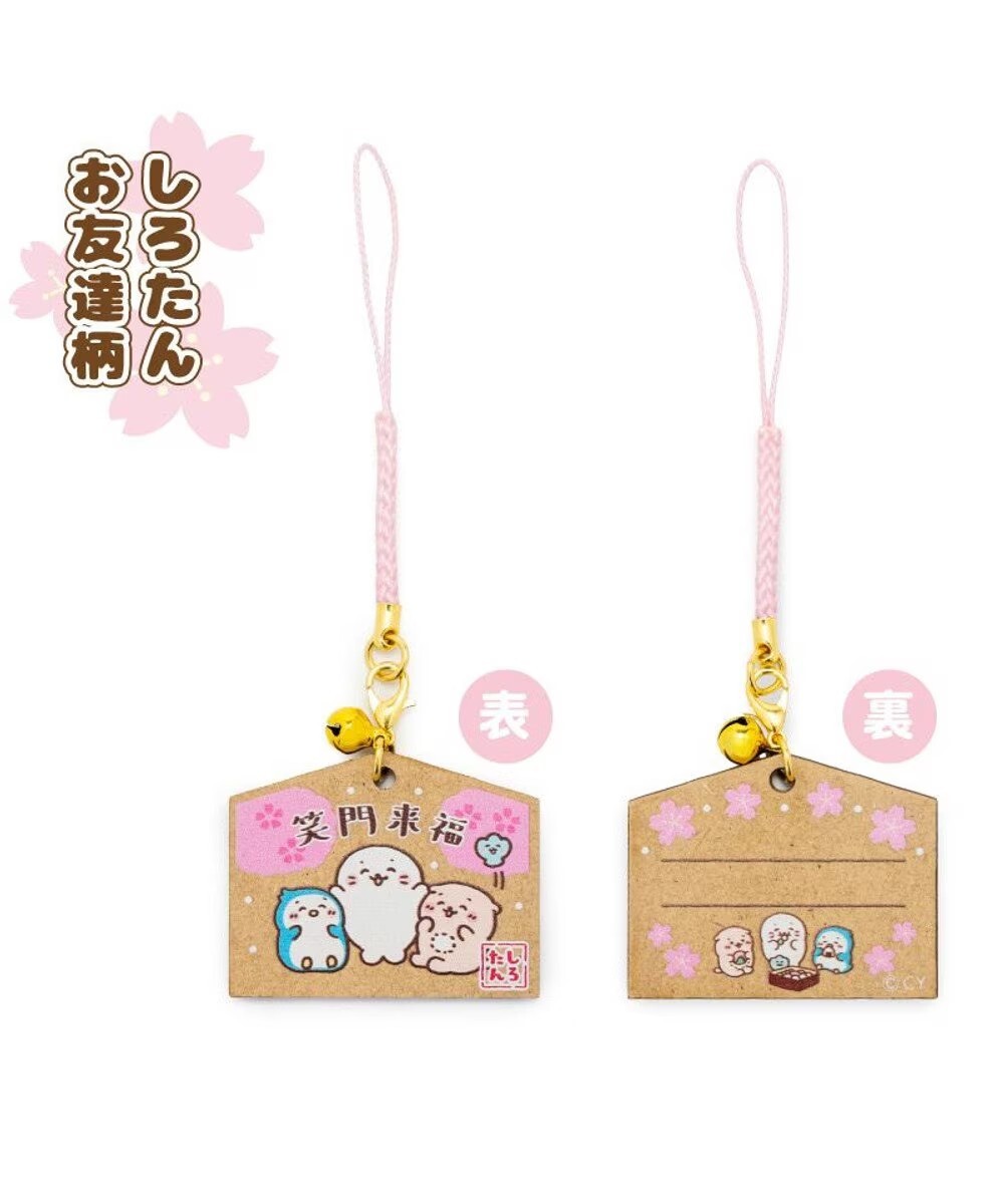 Sirotan 木製繪馬 春櫻 笑門來福