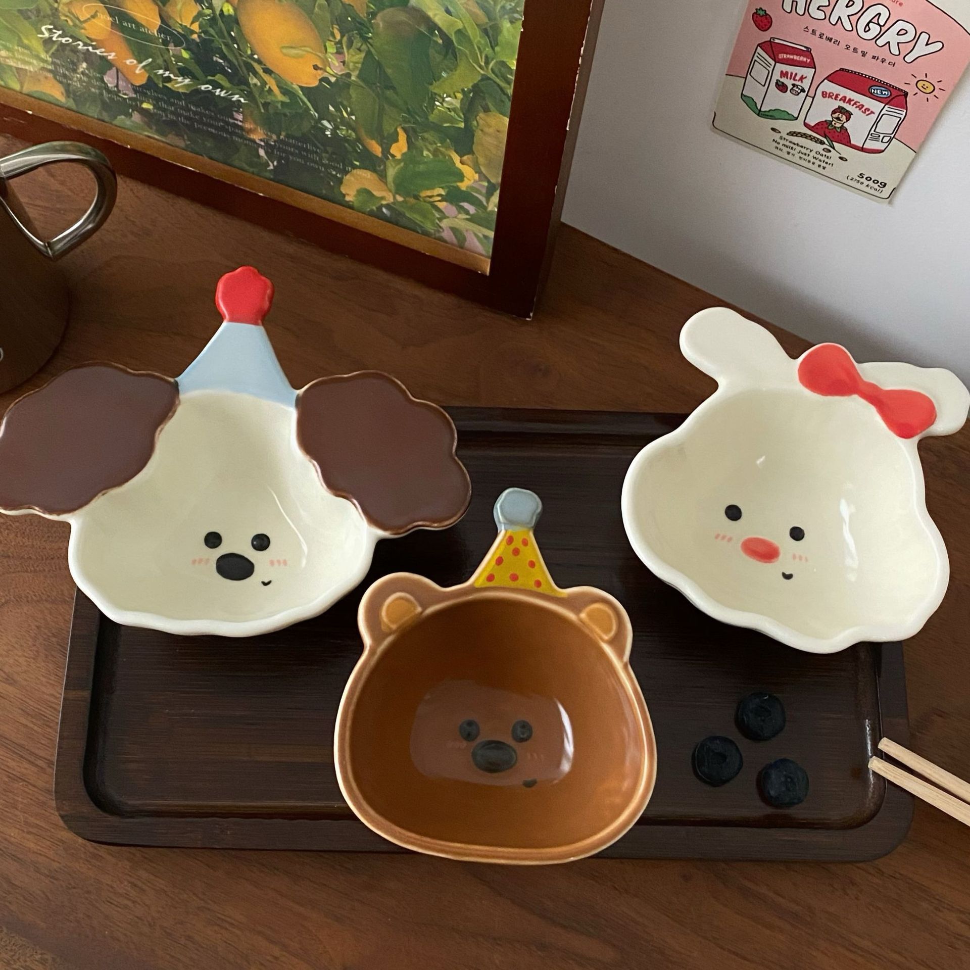 《5961》可愛卡通動物味碟