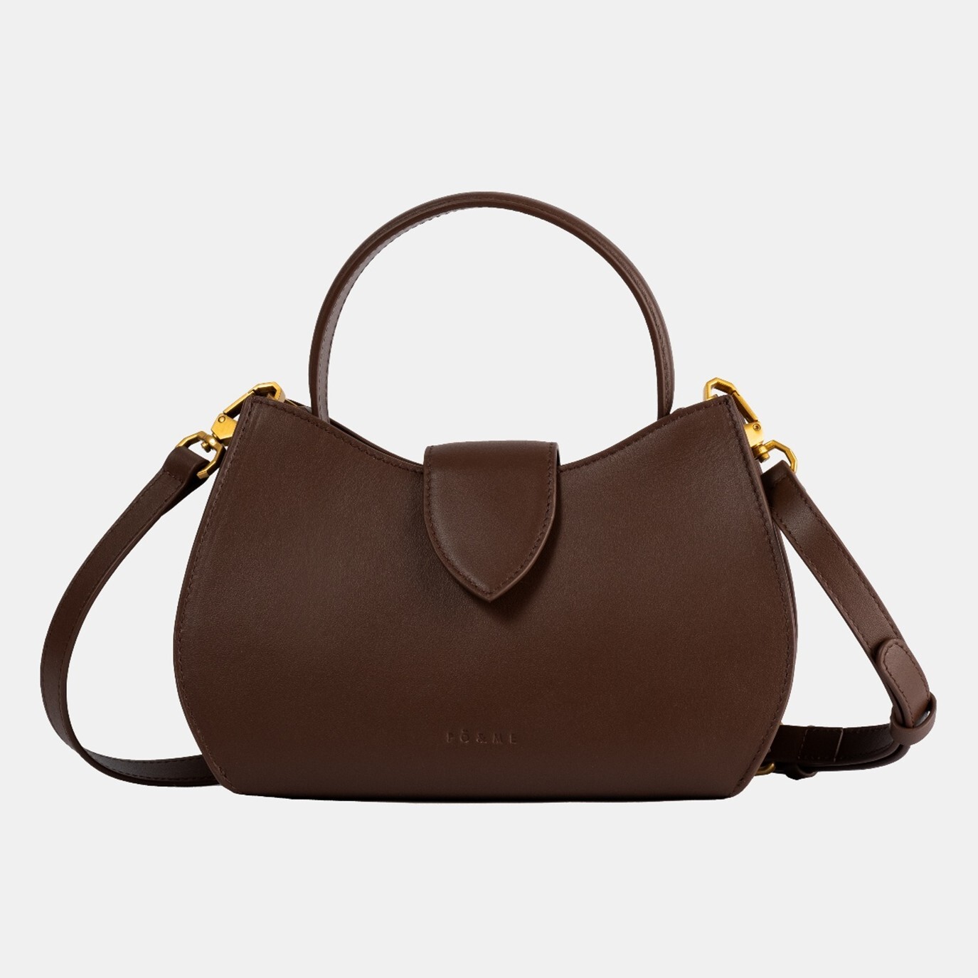 1PM0509-161 PÖ&ME PARIS I Speak In Dreams Mini Limited Edition - Mini Handbag Mocha #S058 (B-EU-E)