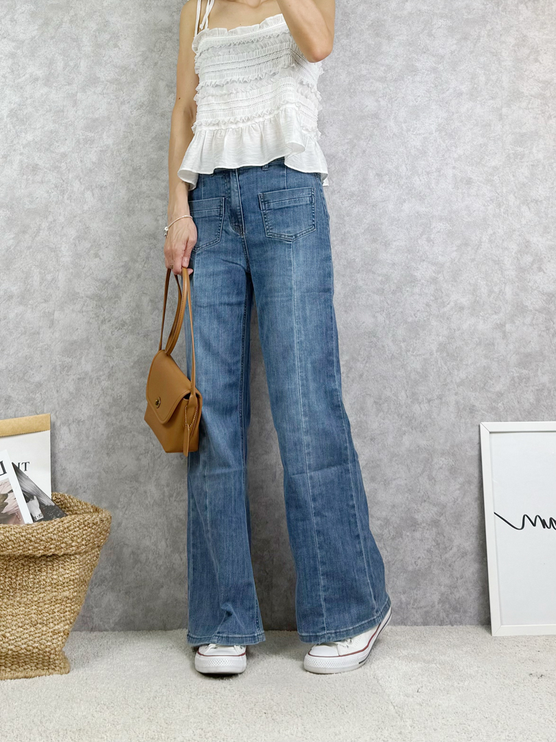 超長腿剪裁魔幻褲⚡搶現貨⚡熱銷千件 夏日Ｎew Color