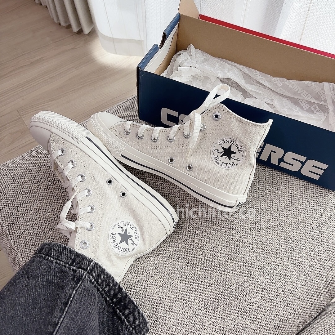 converse TC HI 柔和牛奶白