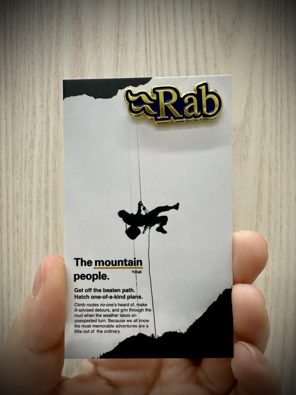 Rab Brand Logo #襟章 #香港限定