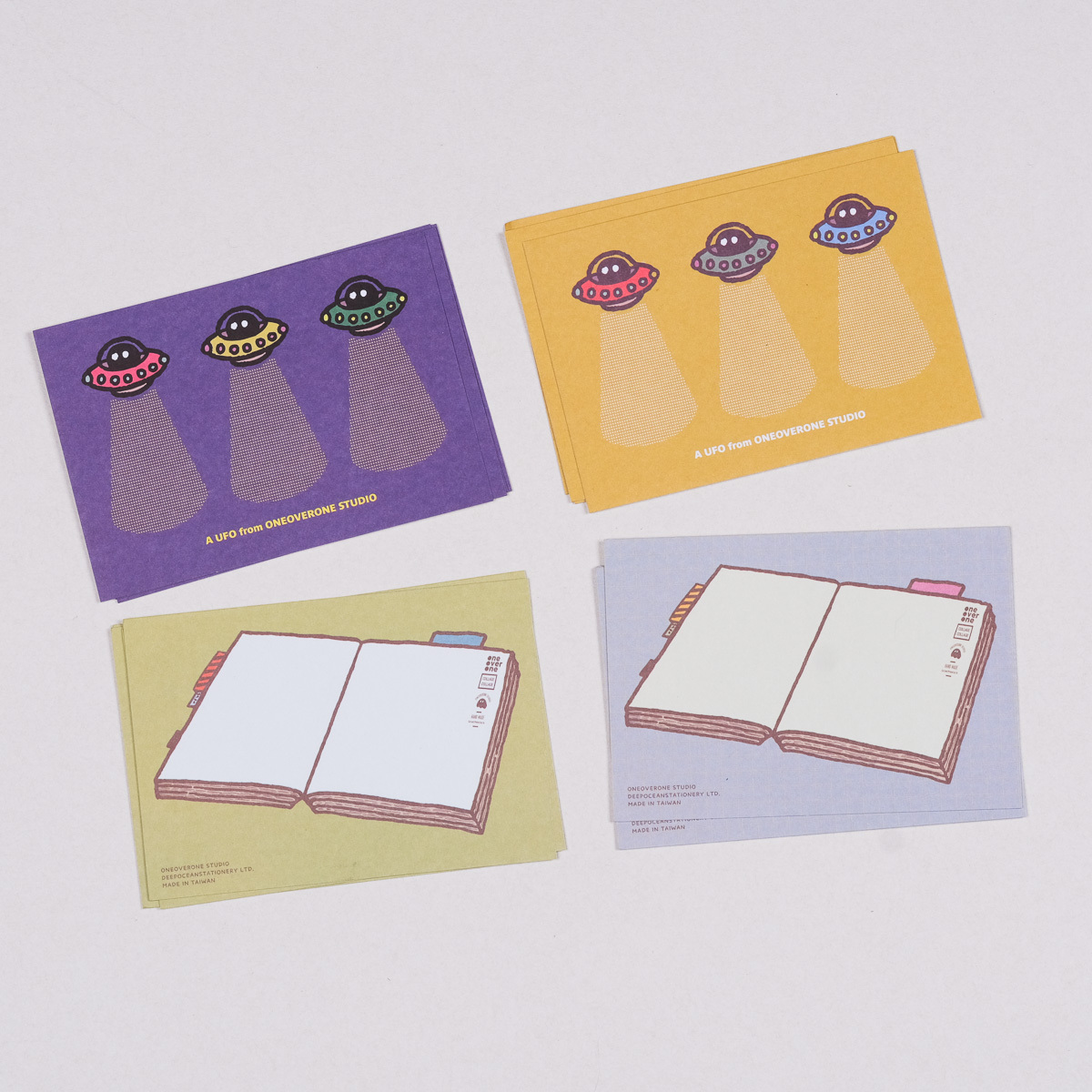 手帳擴充單張 趣味機能 飛碟、瓶子、筆記本 版本/一分之一工作室/臺灣