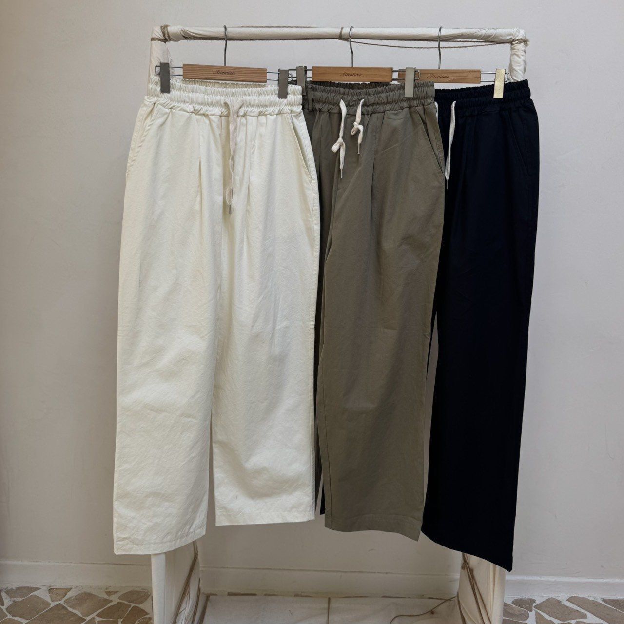 淨色鬆身褲 BY ATTENTION-391P