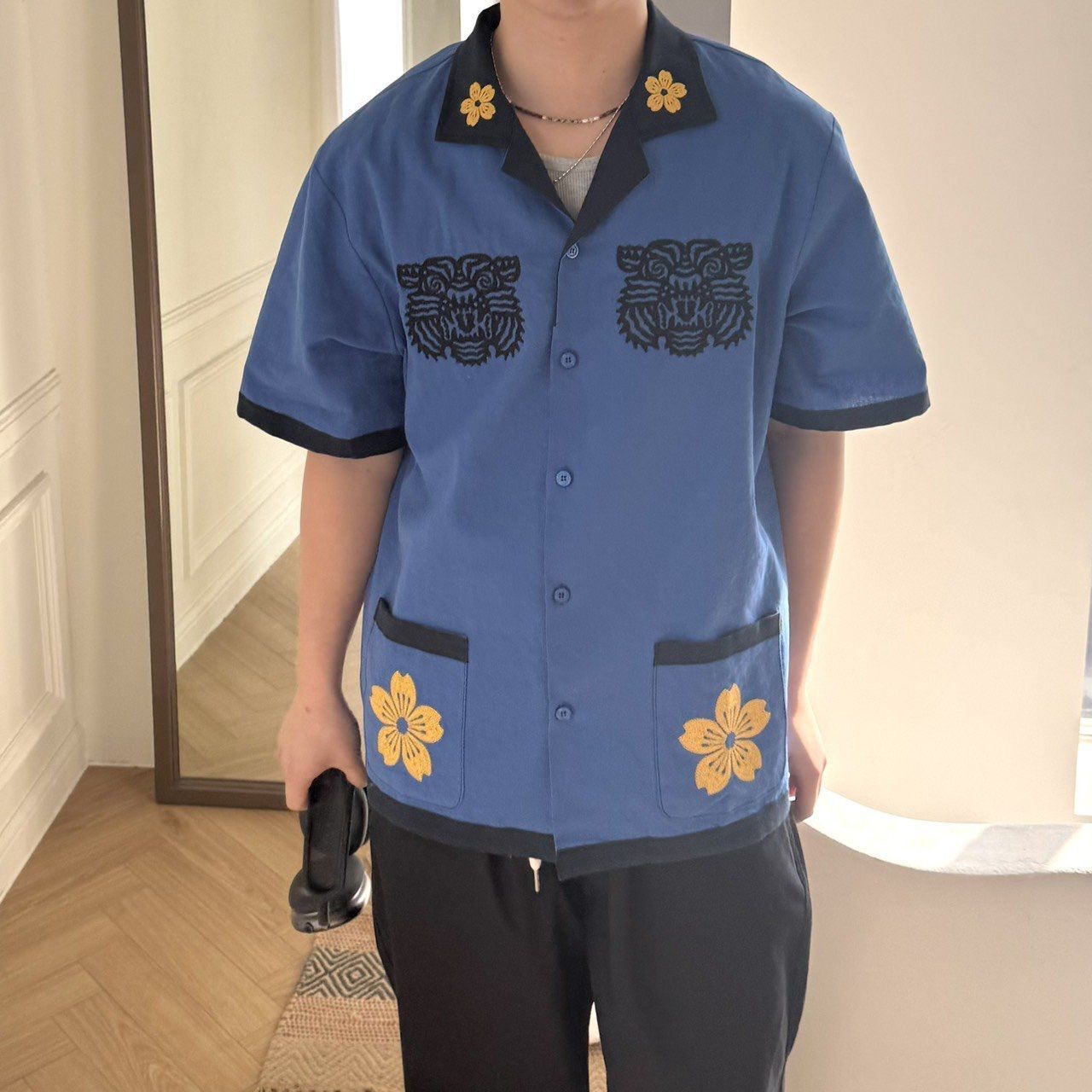 圖案短袖恤衫 BY ATTENTION-396S