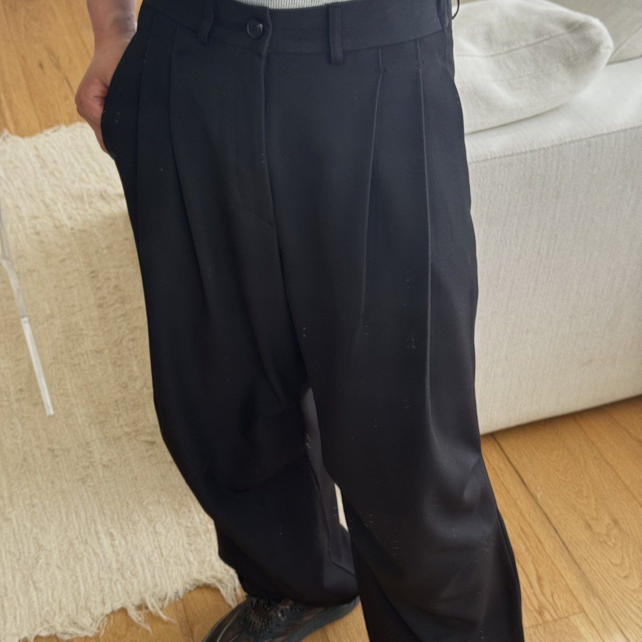 淨色鬆身西褲 BY ATTENTION-397P