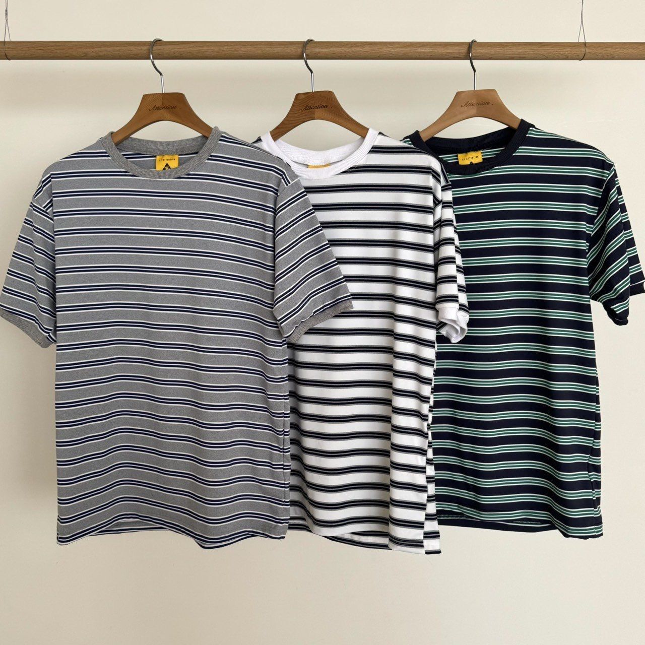 橫間短袖Tee BY ATTENTION-399T