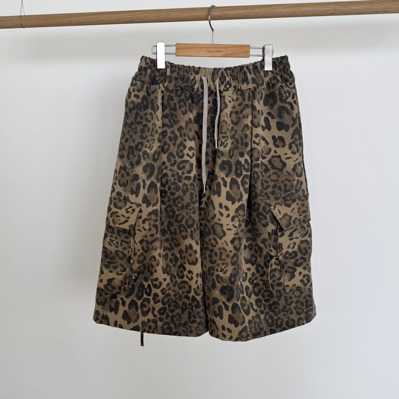 豹紋工裝短褲 BY ATTENTION-402P