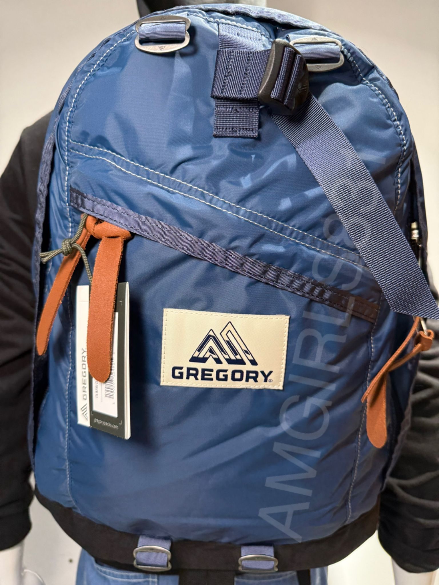GREGORY Day Pack DEEP SEA BLUE/LAGOON BLUE 輕透布料