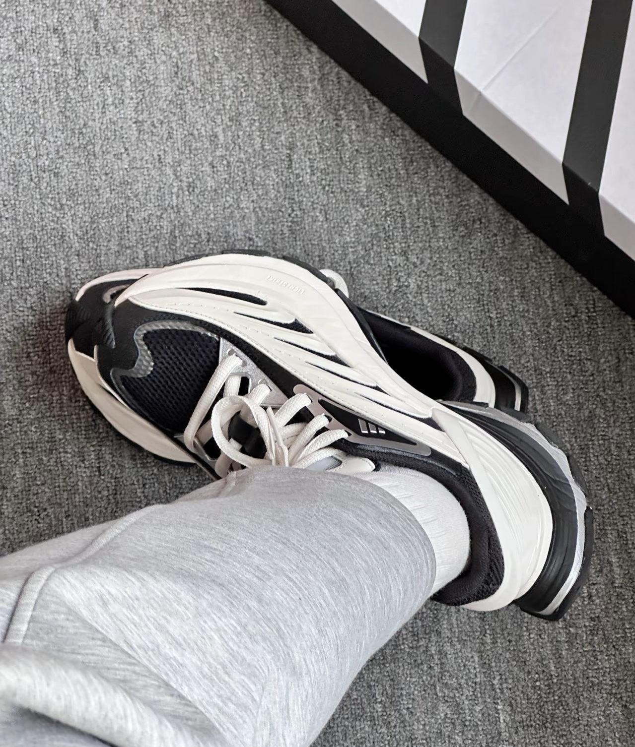 Adidas XLG MTW 白黑色 熊貓 銀色 厚底 老爹鞋 慢跑鞋 IH1571/預購