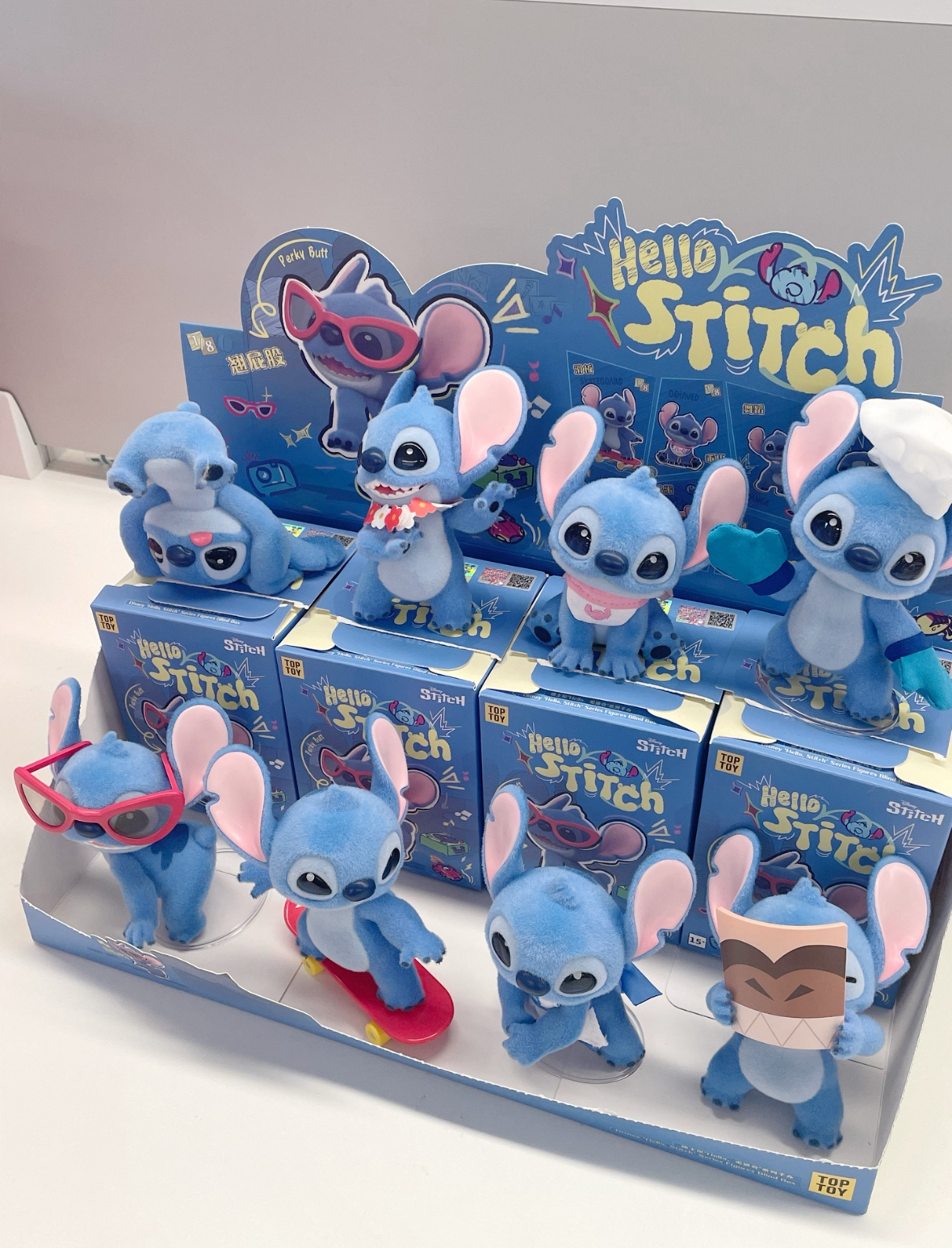 迪士尼 正版授權 HELLO 史迪奇 植絨公仔 絨毛布 公仔 盲盒 8+1款/預購