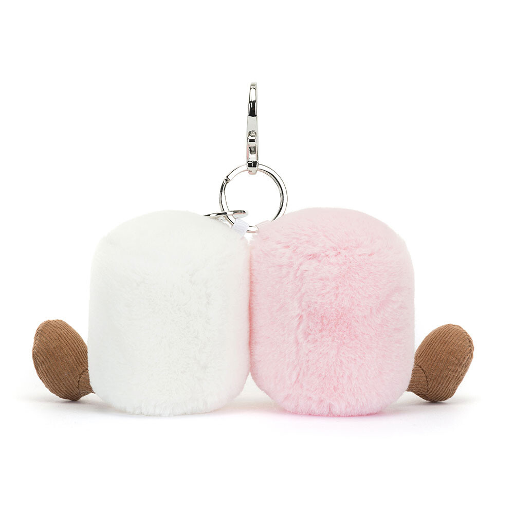 JELLYCAT Amuseables Pair of Marshmallows Bag Charm 棉花糖匙扣