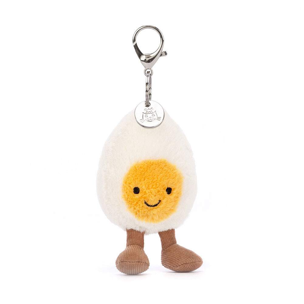 JELLYCAT Amuseables Happy Boiled Egg Bag Charm 開心水煮蛋匙扣