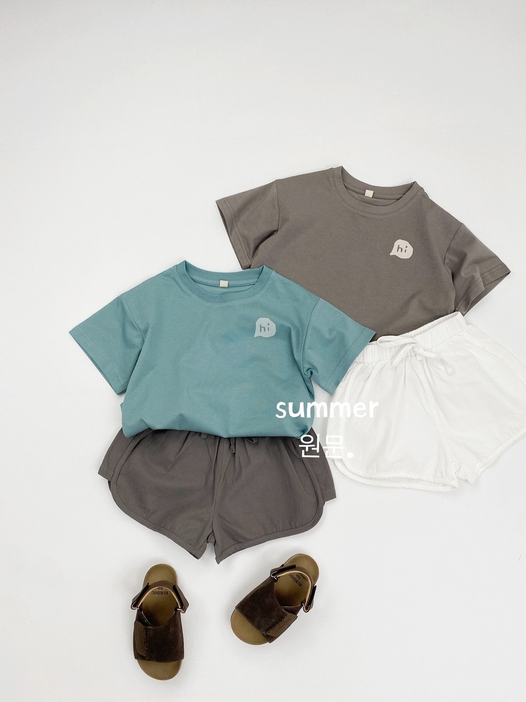 一起說hi純棉上衣