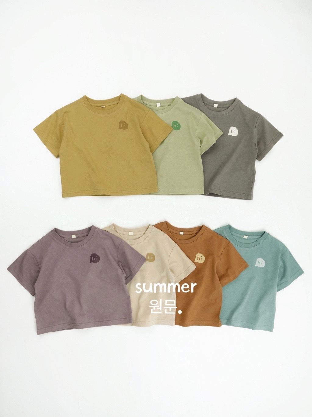 一起說hi純棉上衣