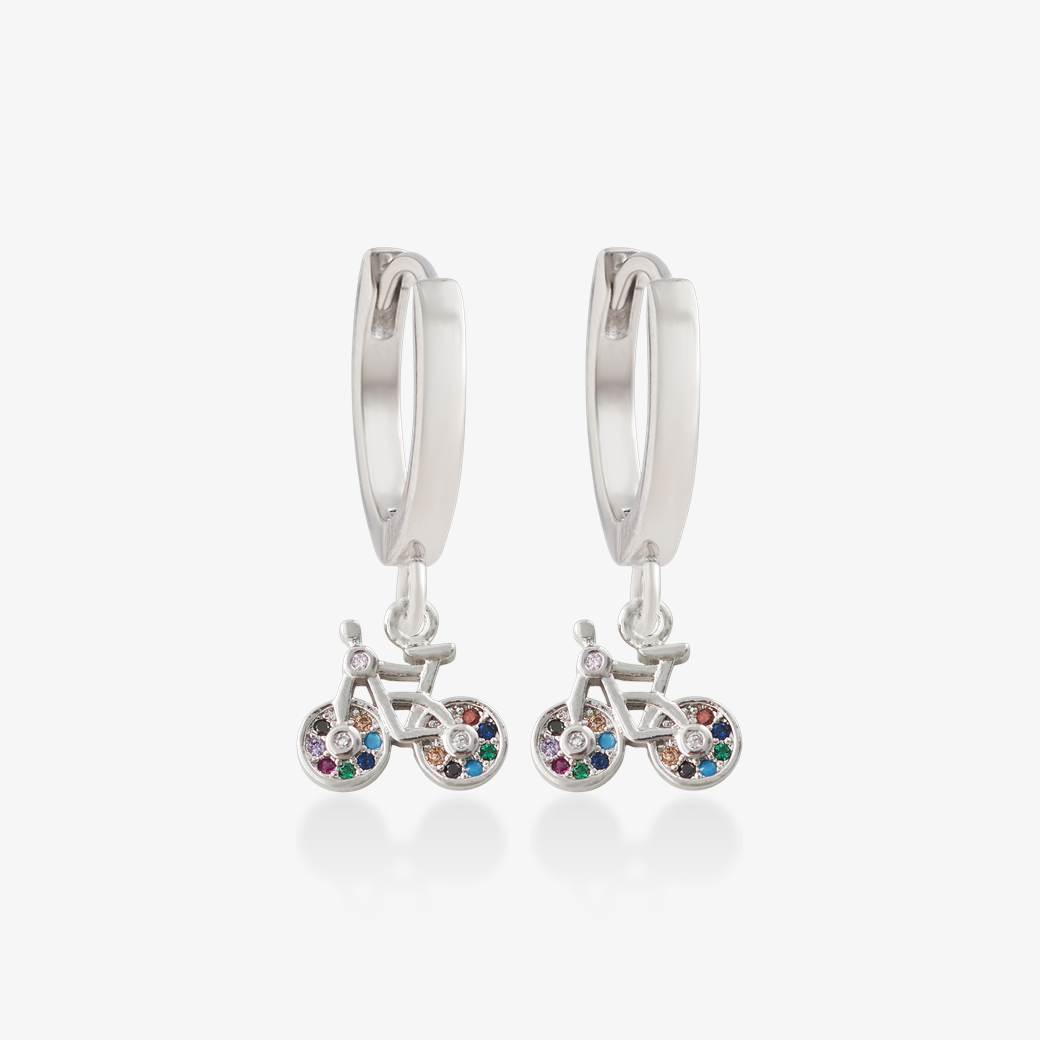 閃耀單車．吊飾耳環