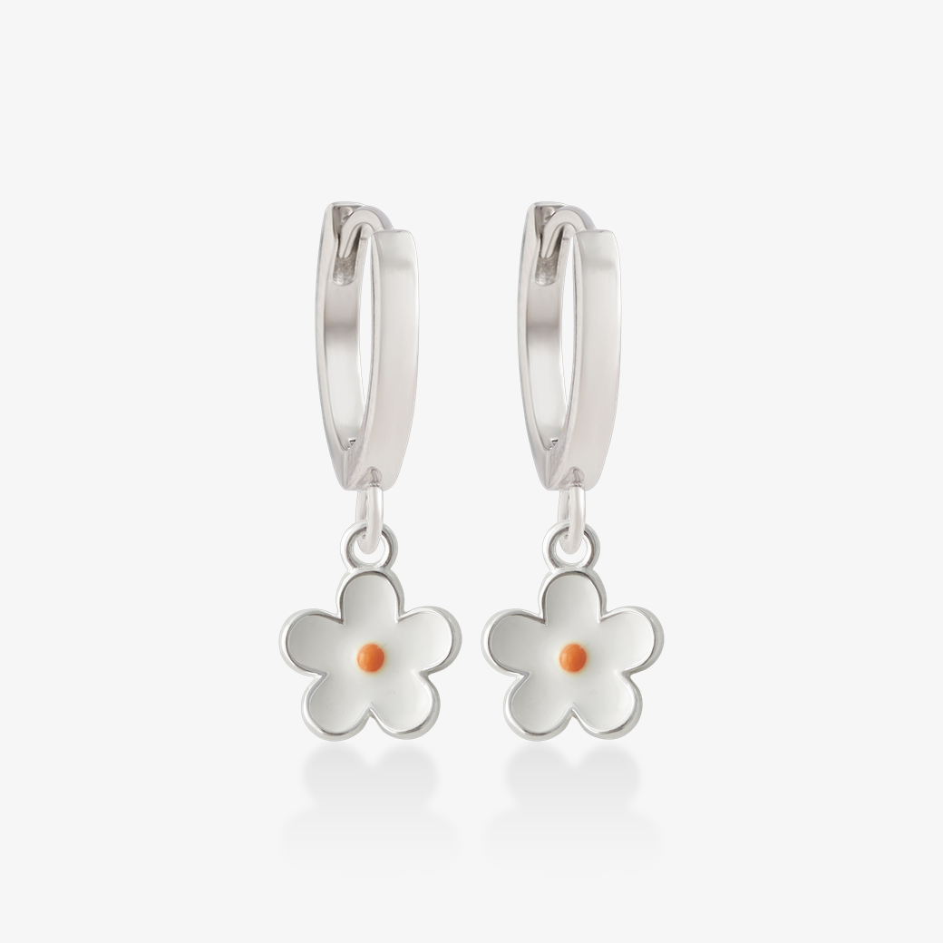 雞蛋花朵．吊飾耳環