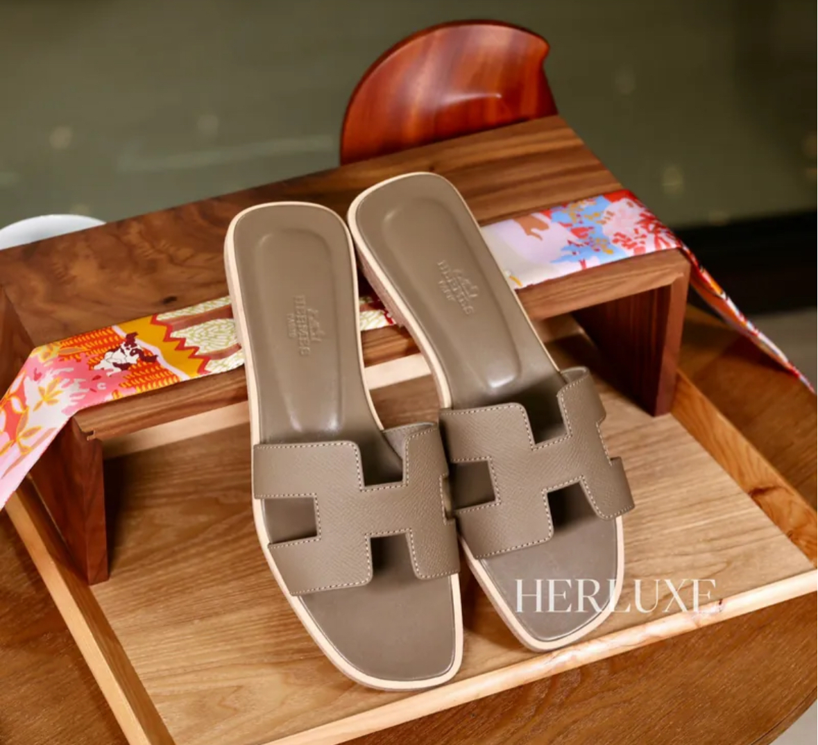 Oran sandal 18 etoupe epsom #36 #37 #38（可預訂size）