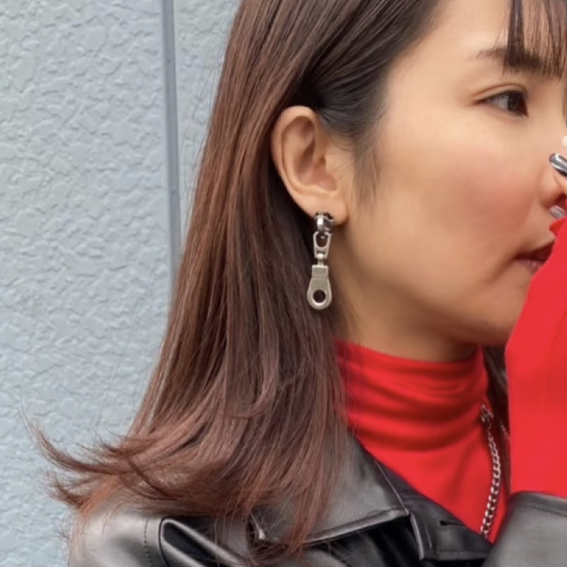 [m-world] zipper | 耳針 | NO.3