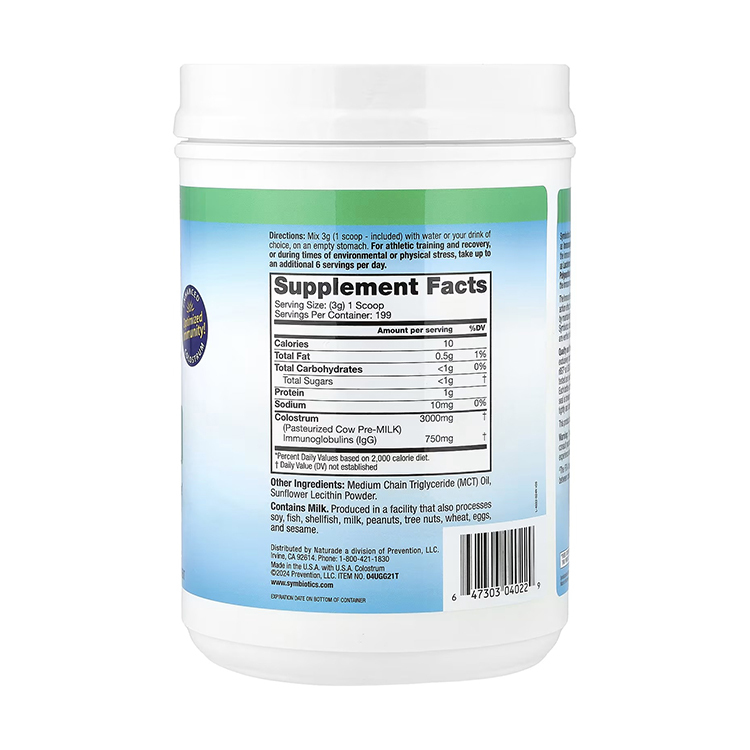 Symbiotics, Colostrum Plus, Powder, 1lb 5oz (597 g)