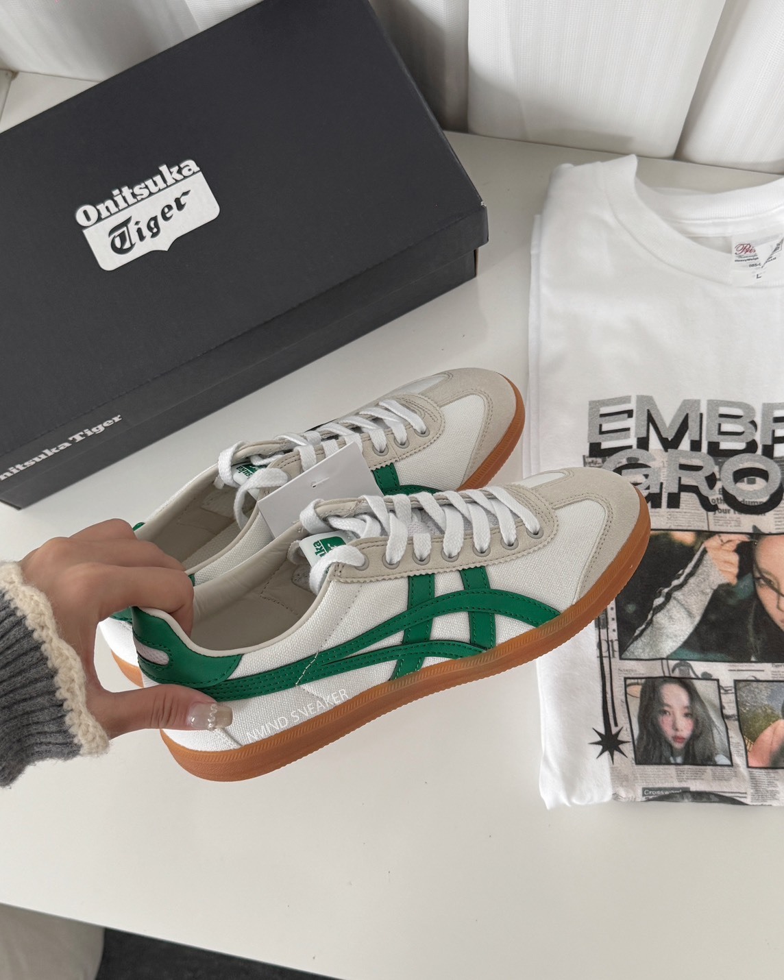 Onitsuka Tiger 鬼塚虎Tokuten 奶油綠