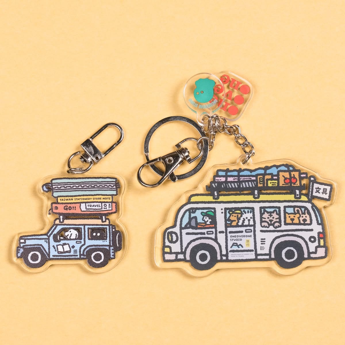 animal car key ring/Oneoverone Stduio/TAIWAN