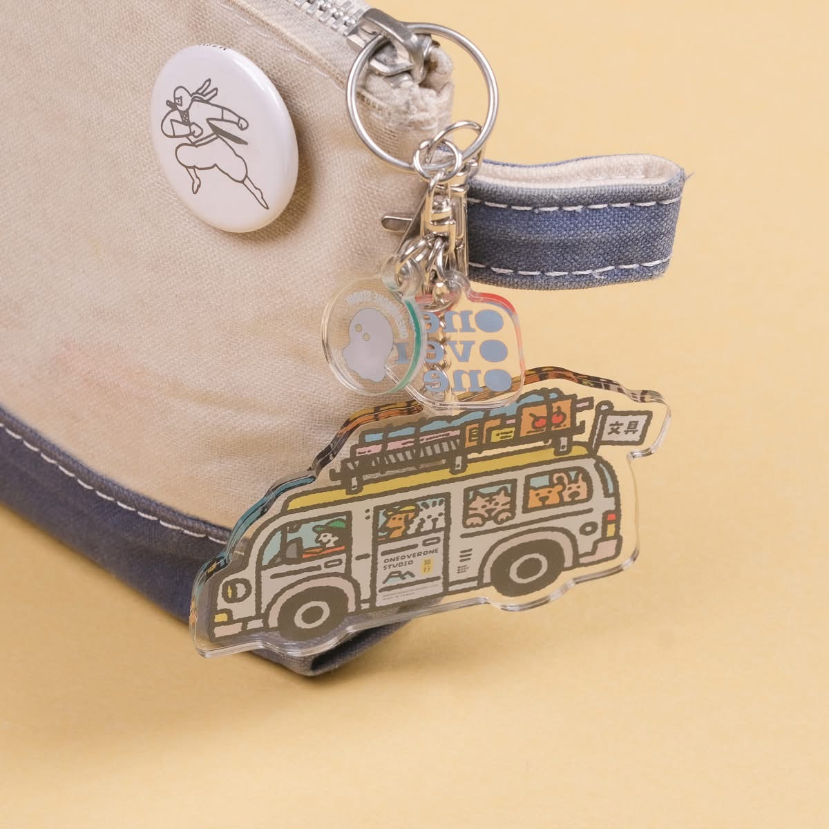 animal car key ring/Oneoverone Stduio/TAIWAN