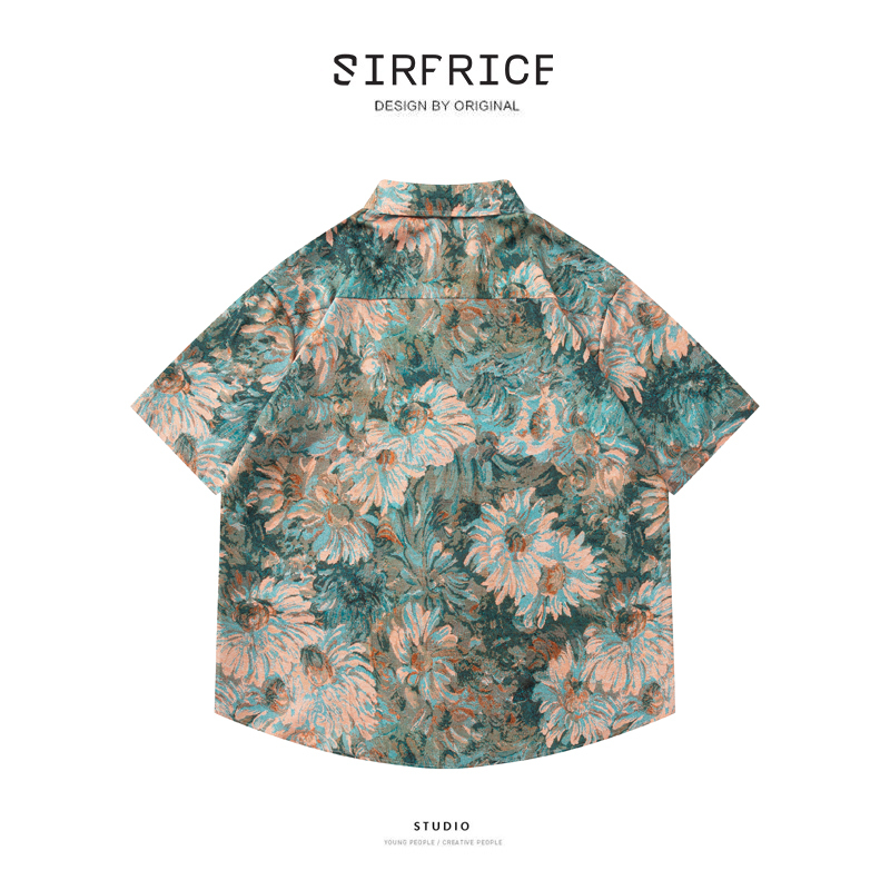 花襯衫 油畫 畢卡索