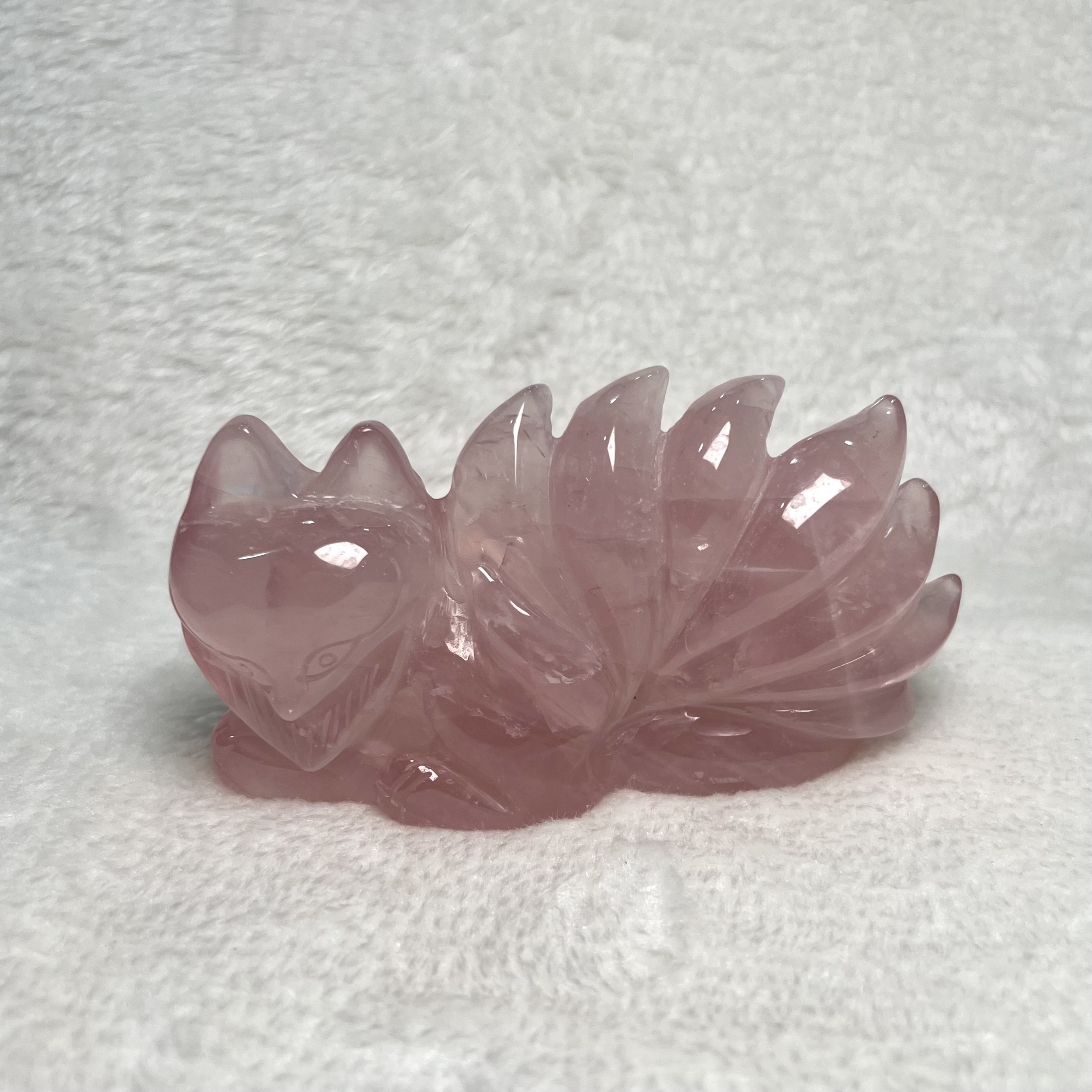 粉晶九尾狐 #H685