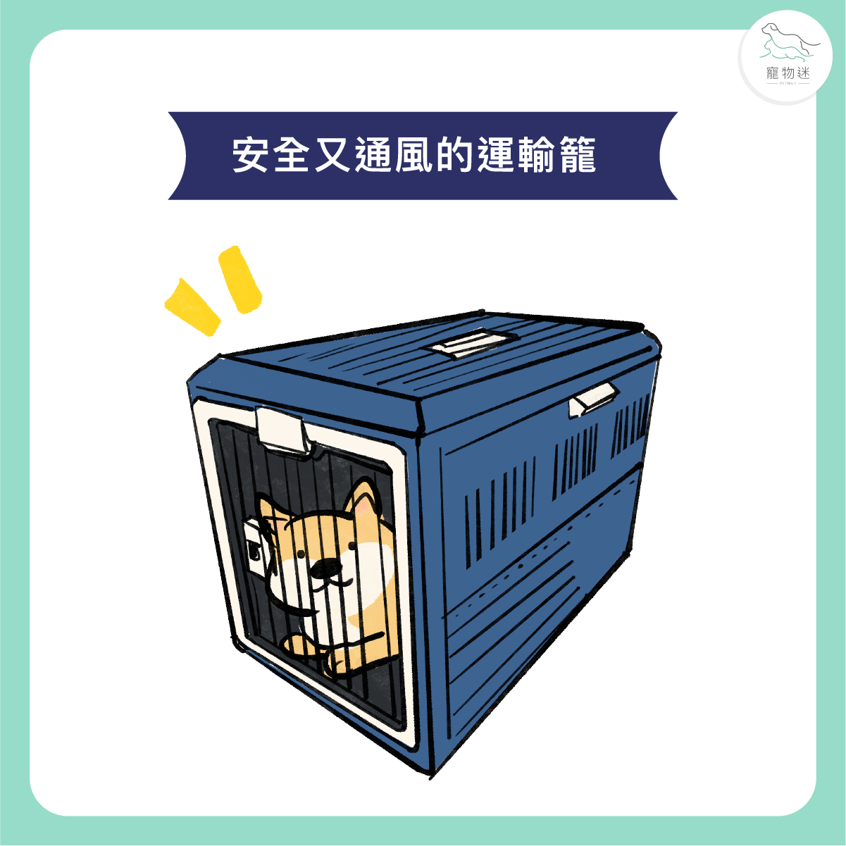 準備合適又通風的運輸籠
