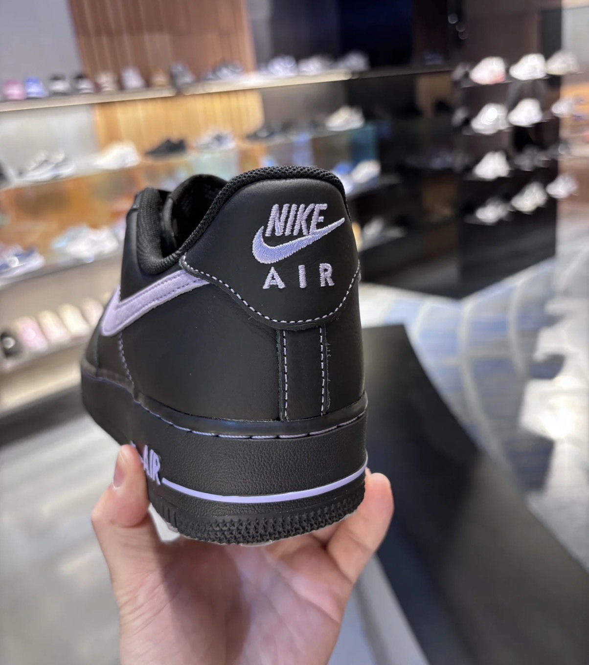 預購 NIKE AIR FORCE 1 AF1 全白 藍勾 全黑 紫勾 紫羅蘭