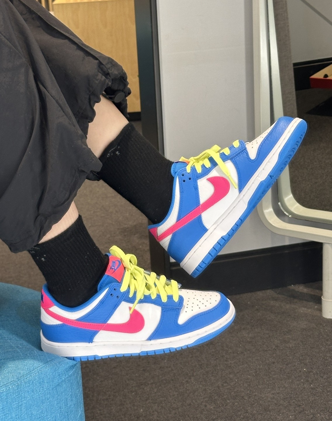 預購 Nike Dunk Low GS Photo Blue 藍粉