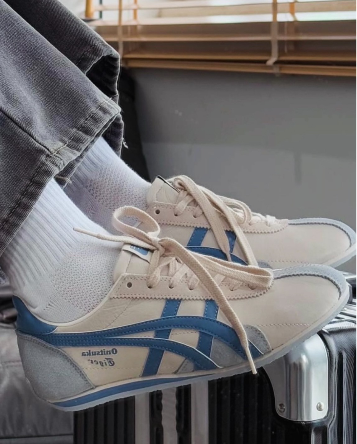 Onitsuka Tiger Runspark 米藍復古休閒鞋