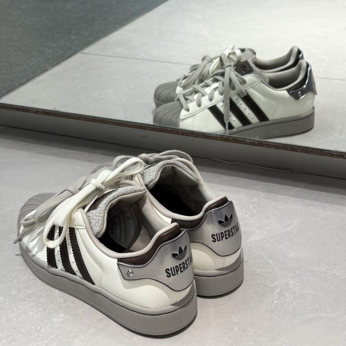 ADIDAS ORIGINALS SUPERSTAR II 白銀 盔甲 棕色 鐵牌 貝殼鞋 男女同款 JQ6250