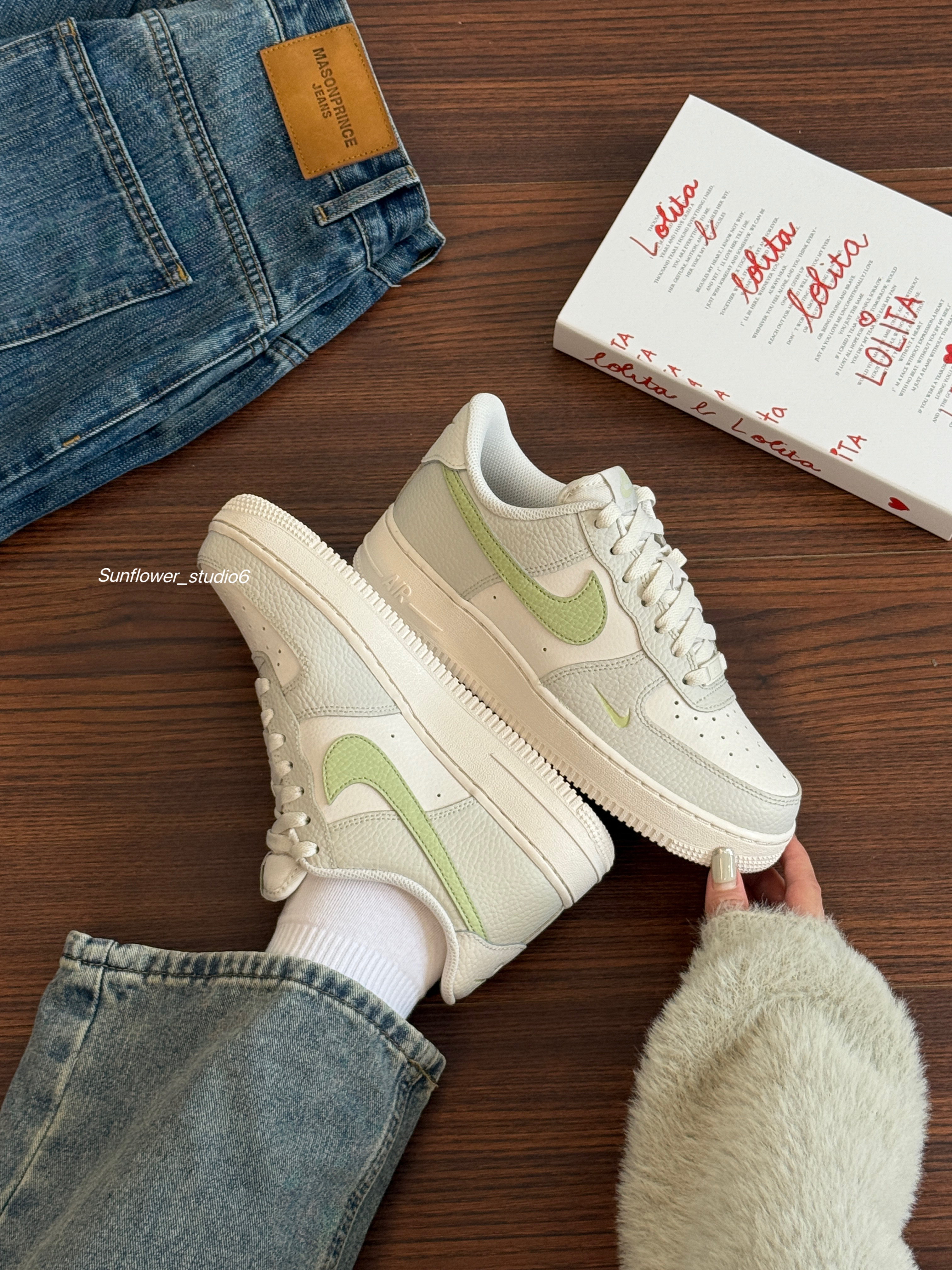 Nike Air Force 1 青檸拿鐵 灰綠 薄荷綠 鼠尾草 荔枝皮 IB3881-001/預購