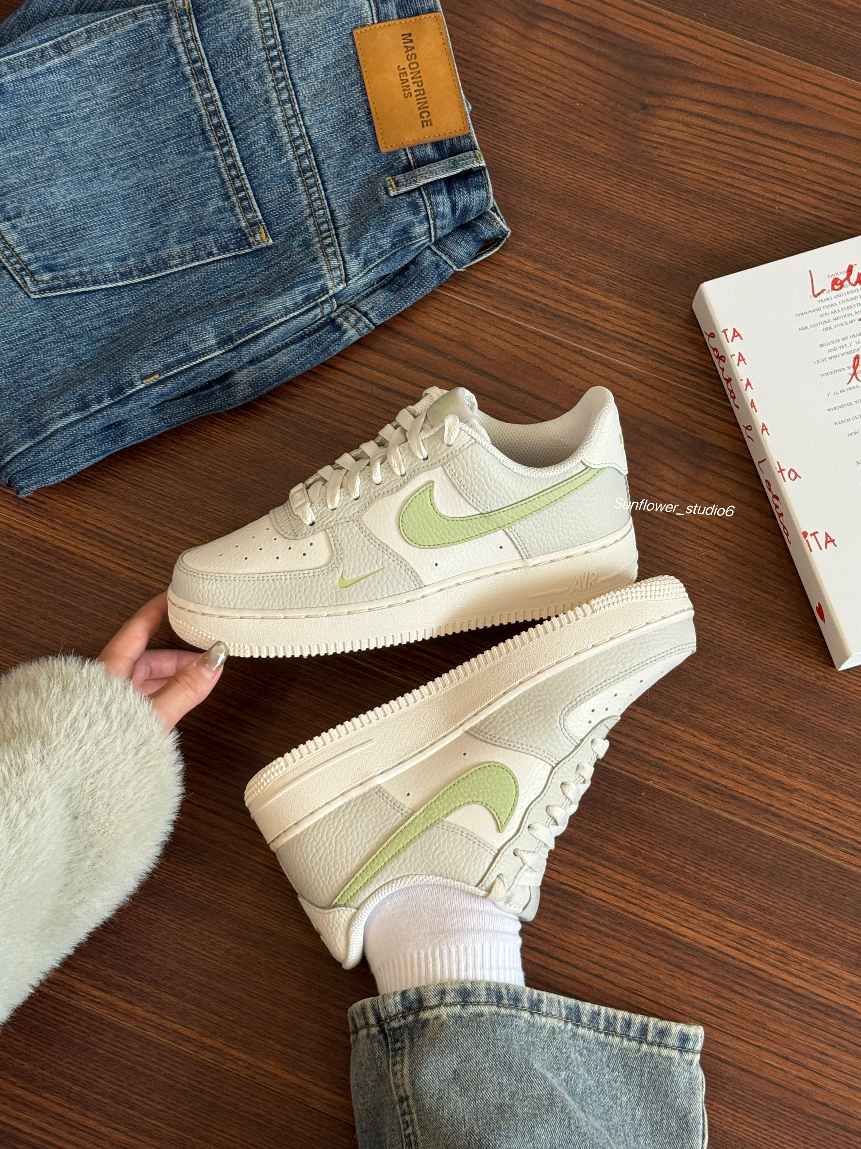 Nike Air Force 1 青檸拿鐵 灰綠 薄荷綠 鼠尾草 荔枝皮 IB3881-001/預購