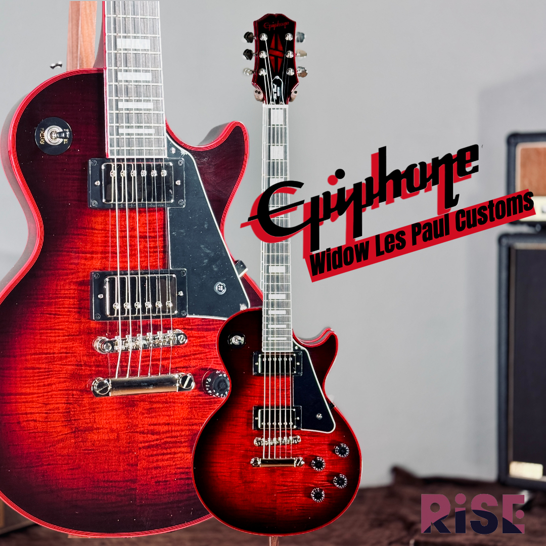 限定款 Epiphone Les Paul Custom Widow Red Burst 電吉他