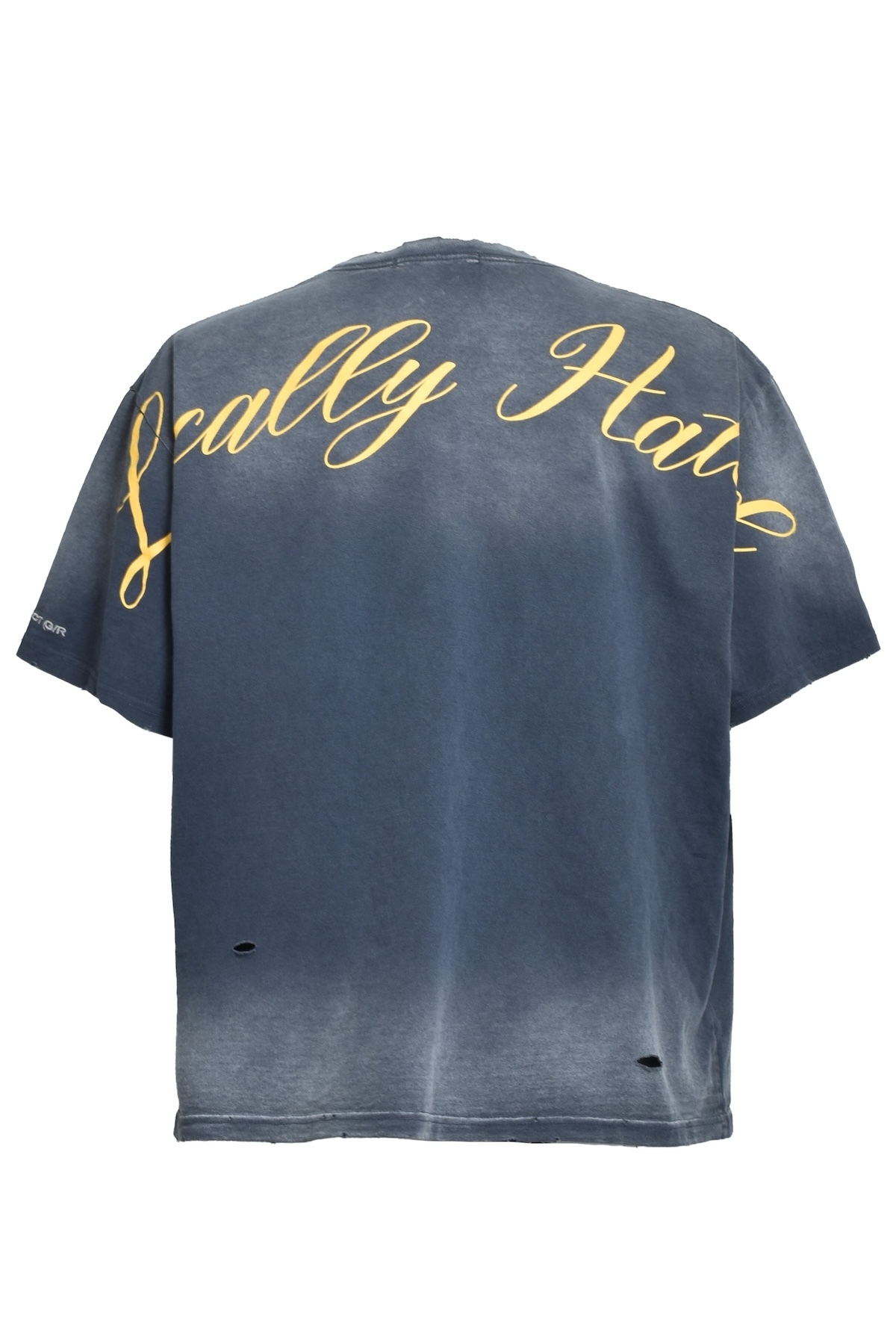 PROJECT G/R｜WASHED LOCALLY HATED T SHIRTS (NAVY)
