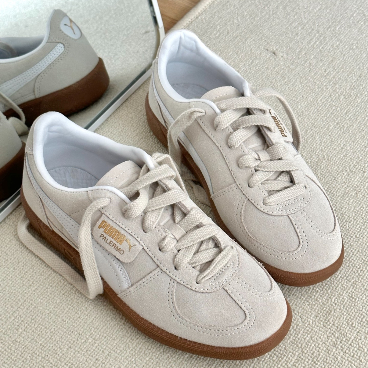 PUMA PALERMO 燕麥焦糖 淺褐色 麂皮焦糖底 男女款