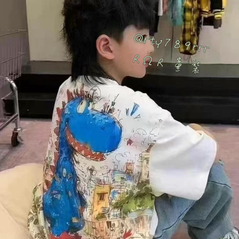 恐龍BURRR街頭插畫T