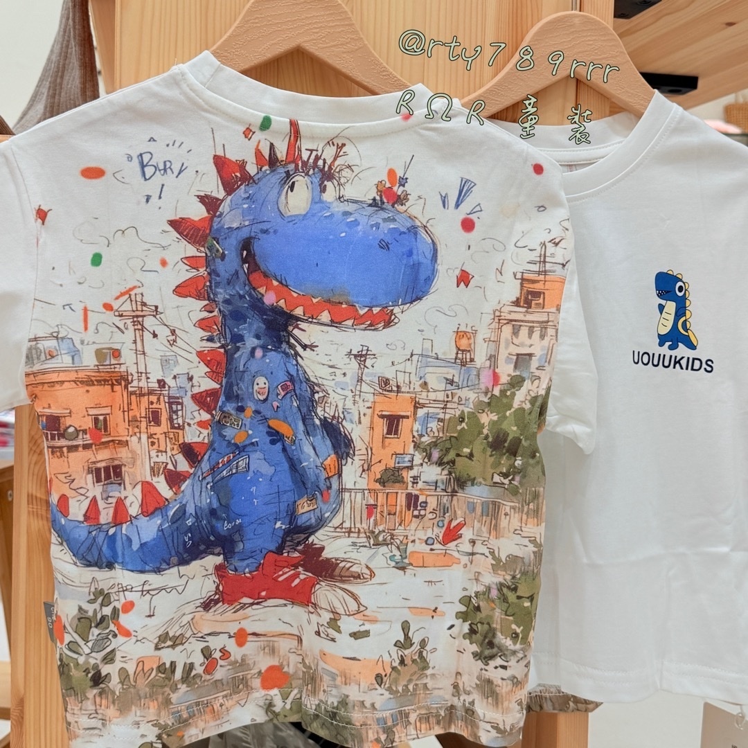 恐龍BURRR街頭插畫T
