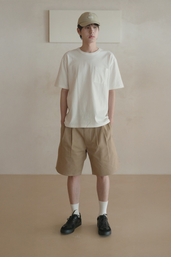 UNIVERSAL OVERALL HERIYAGE POCKET SS TEE (2COL)