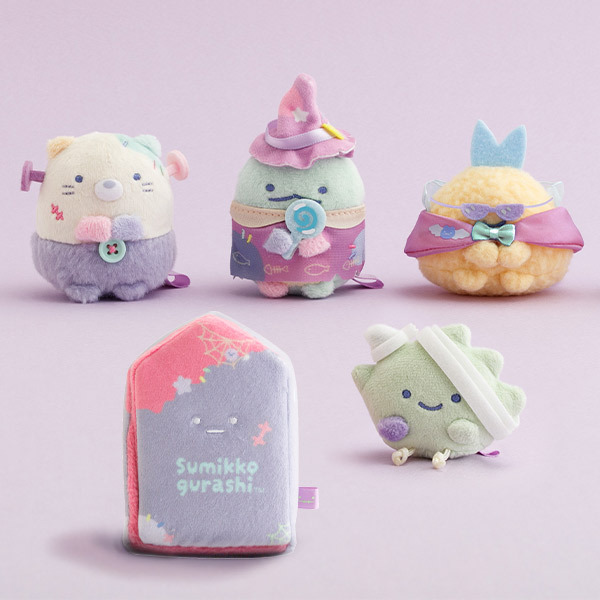 角落生物 2025年9月下旬受注限定 萬聖節受注手玉SET 棺材 木乃伊小草 眼鏡炸魚 女巫恐龍 科學怪人貓-