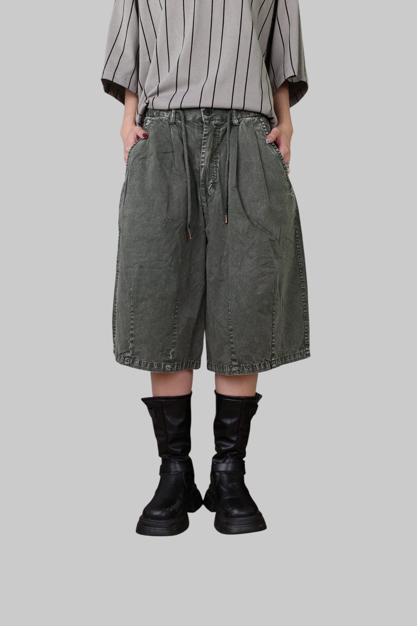 『Always_Good』水洗 休閒 工裝 短褲