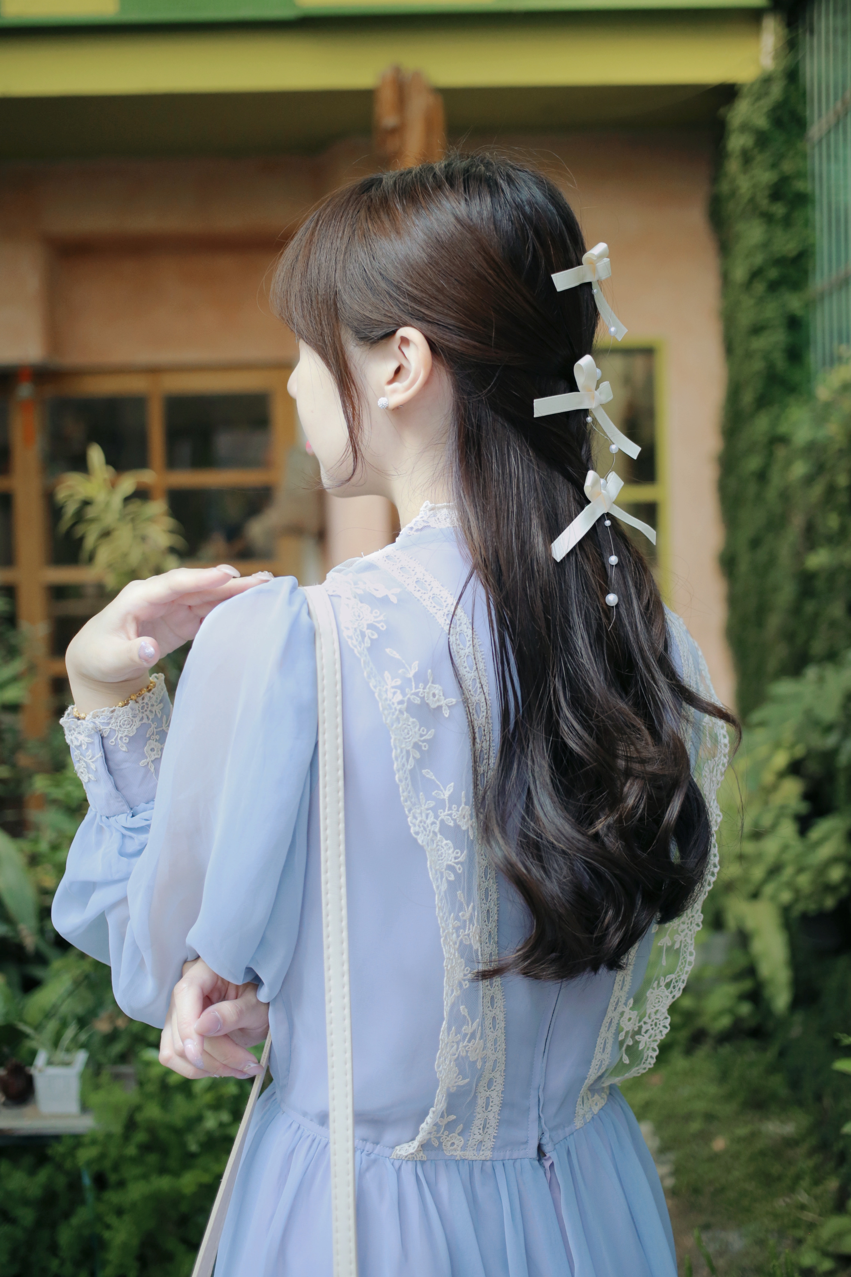 Vintage Dress/古著優雅夢幻紫小禮服